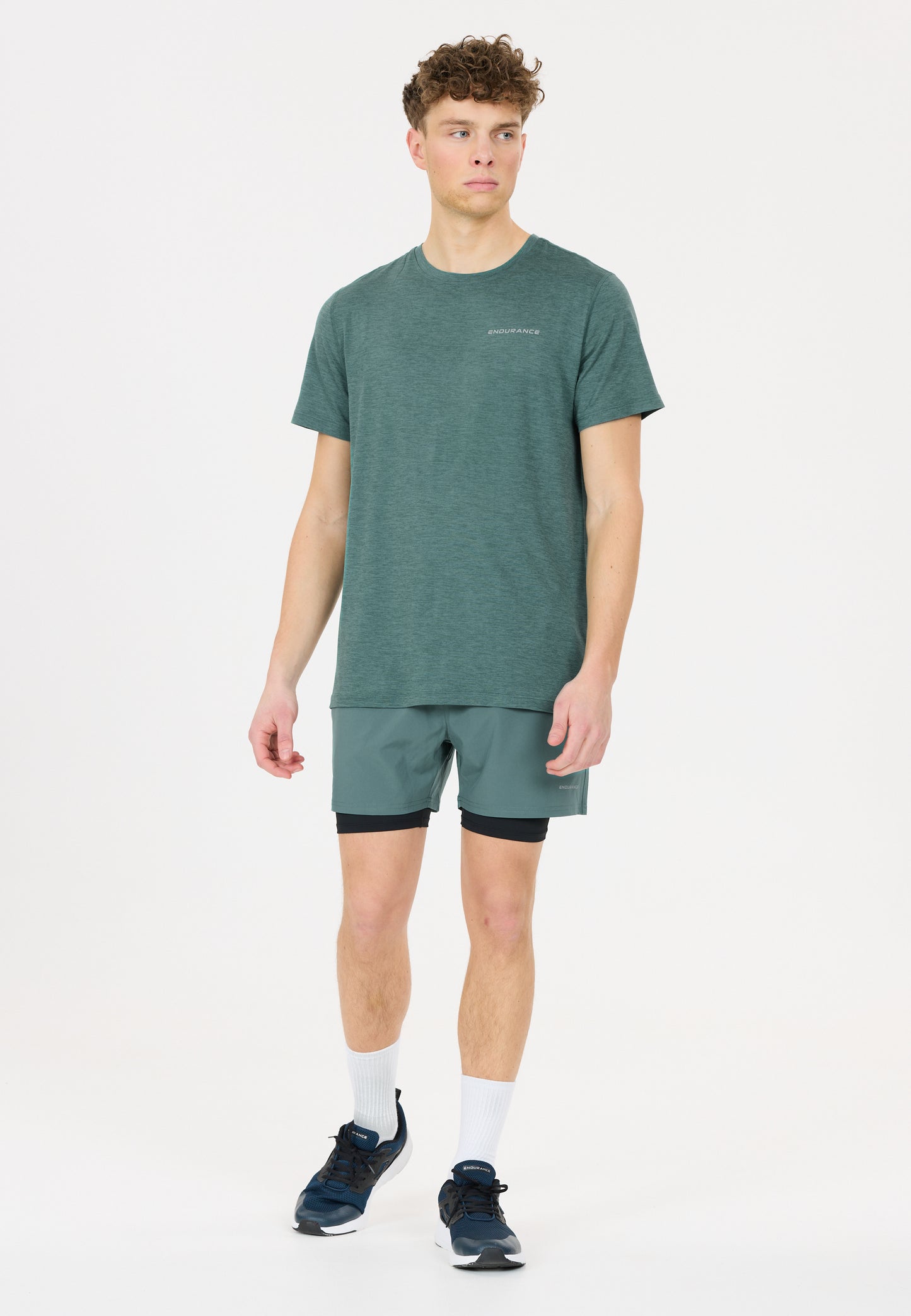 ENDURANCE MENS KROS 2IN1 SHORTS