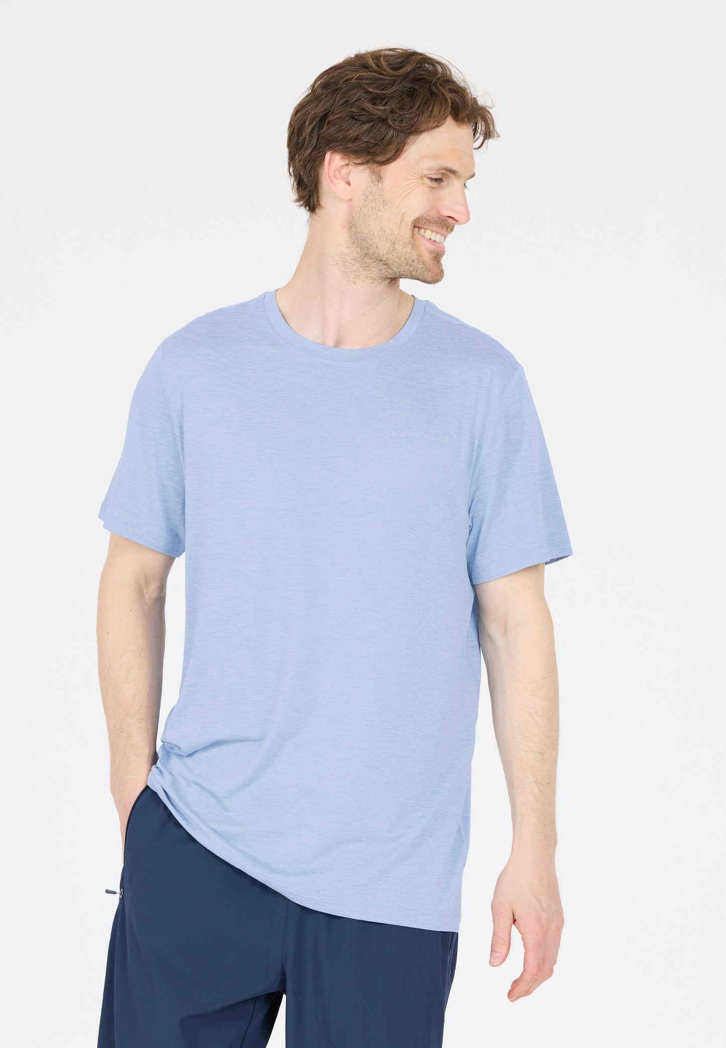 ENDURANCE MENS ABDON MELANGE S/S TEE