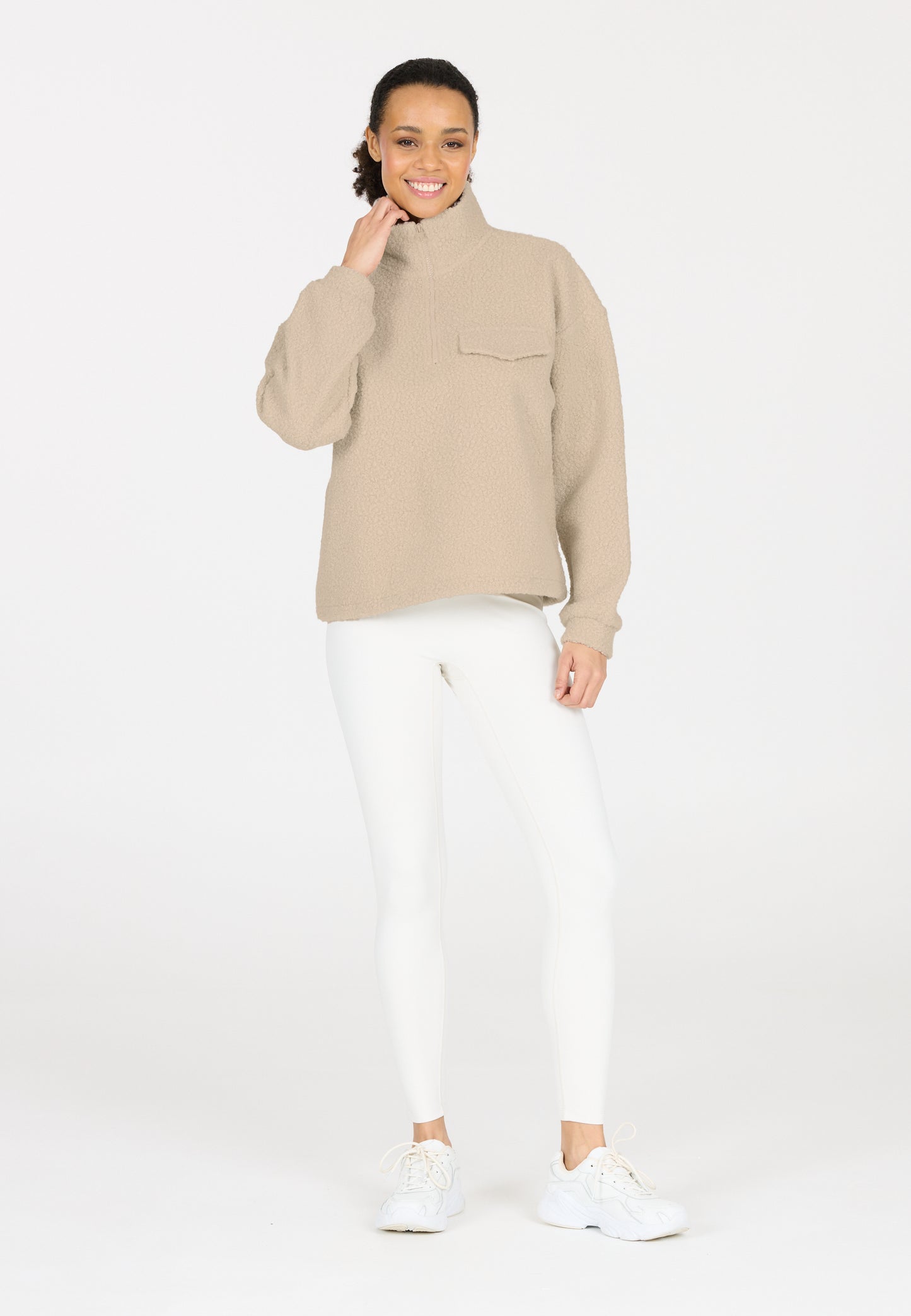 ATHLECIA FLORRIE SHERPA HALF ZIP