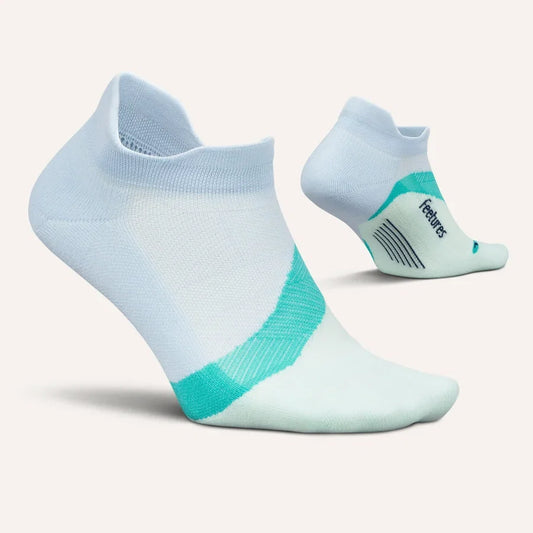 FEETURES ELITE LIGHT CUSHION TAB SOCKS - GLACIER MIST