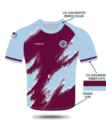 TUFFLEY ROVERS AFC BESPOKE TRAINING SHIRT JNR