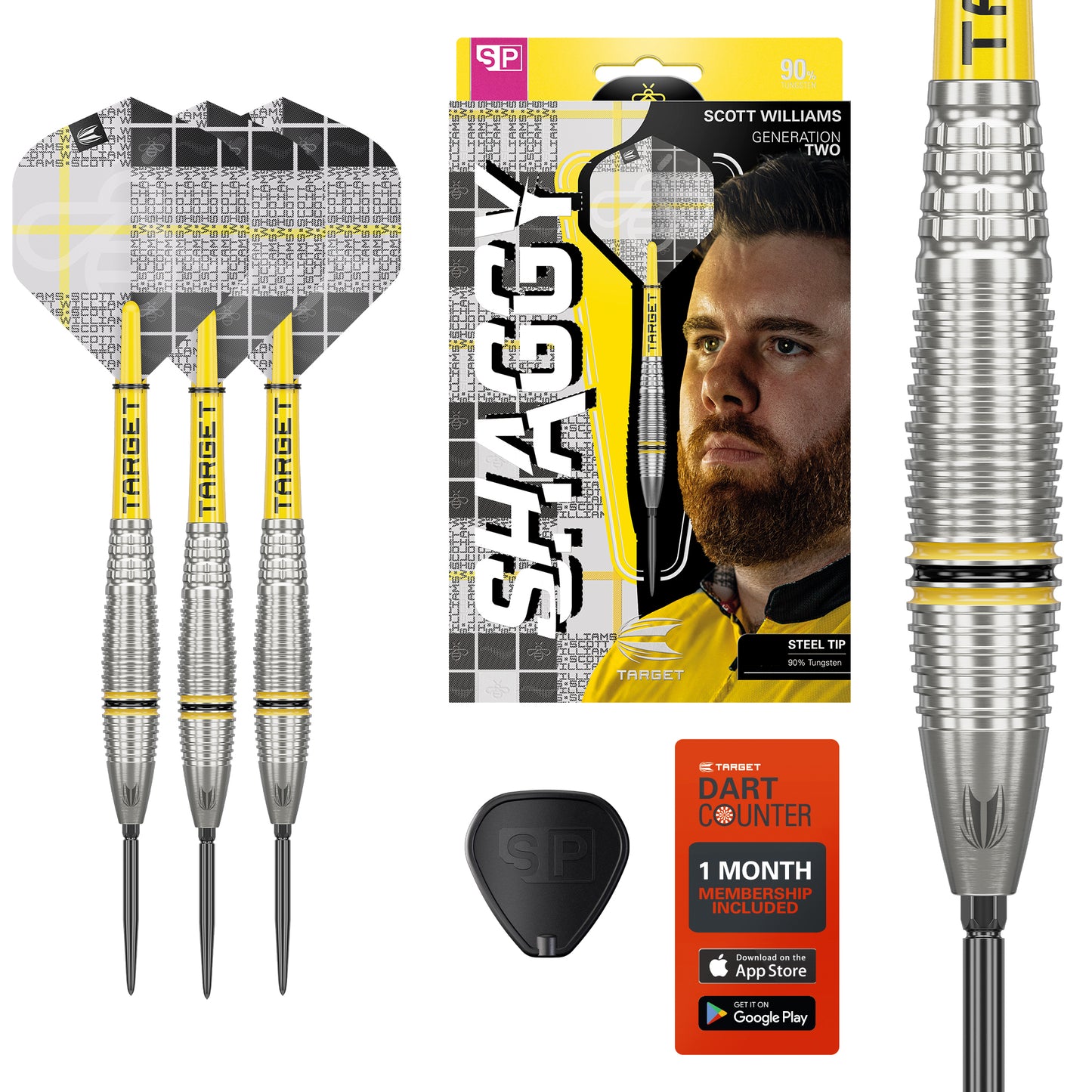 TARGET SCOTT WILLIAMS GEN2 90% SP DARTS