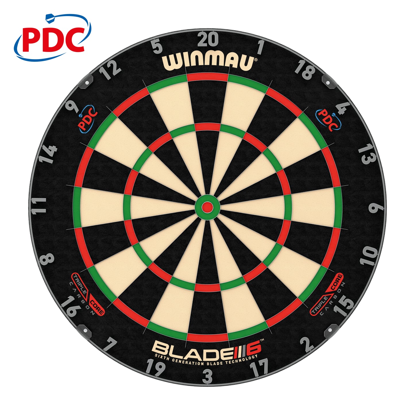 WINMAU BLADE 6 TRIPLE CORE CARBON DARTBOARD