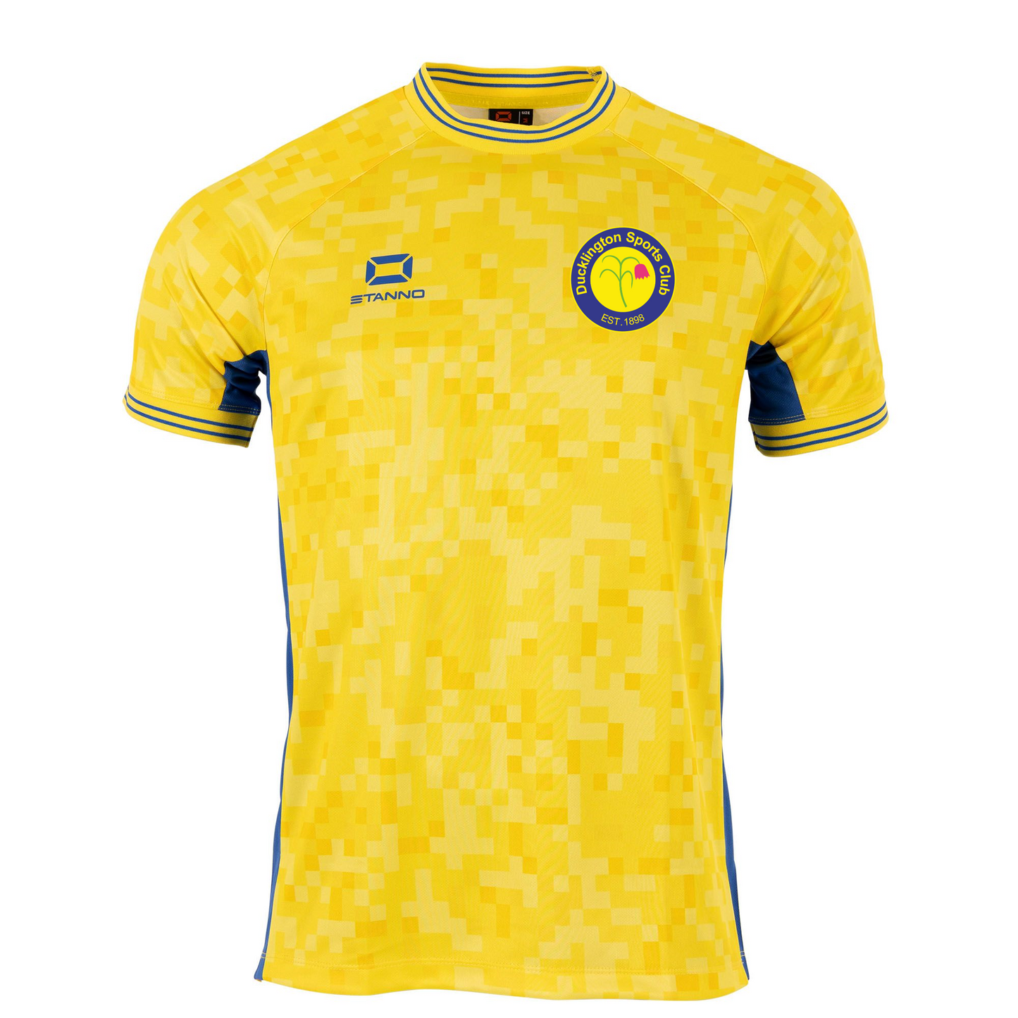STANNO DUCKLINGTON SPORTS CLUB SENIOR PIXEL HOME SHIRT S/S OPTION 4