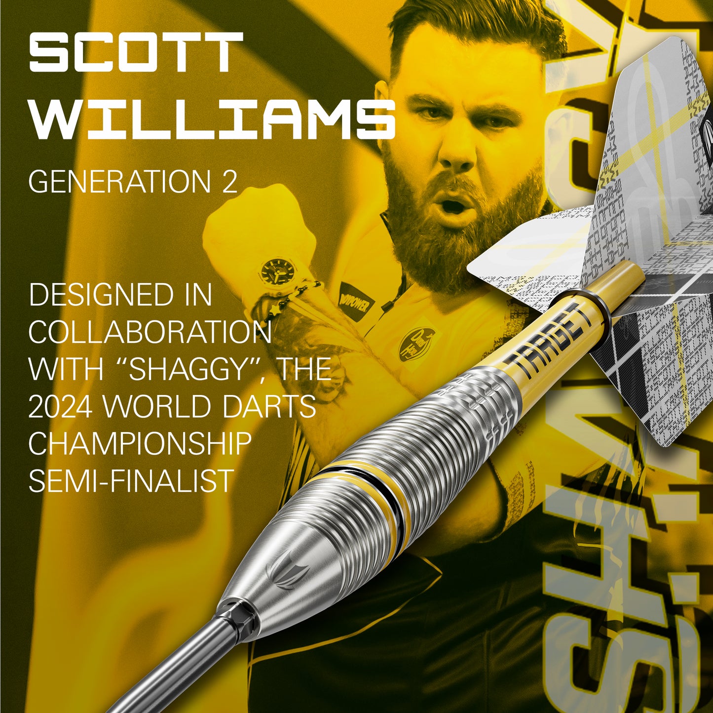 TARGET SCOTT WILLIAMS GEN2 90% SP DARTS