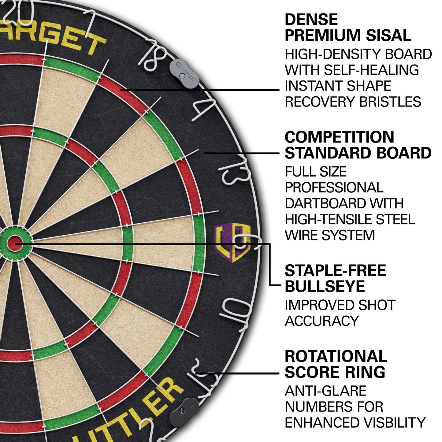 TARGET LUKE LITTLER DARTBOARD & CABINET