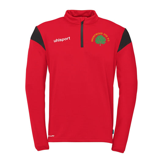 UHLSPORT SHORTWOOD UNITED FC JUNIOR SQUAD 27 HALF ZIP TOP