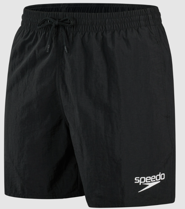 SPEEDO MENS ESSENTIAL 16" WATERSHORTS - BLACK