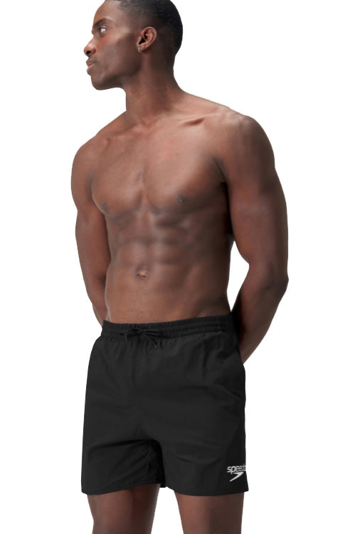 SPEEDO MENS ESSENTIAL 16" WATERSHORTS - BLACK