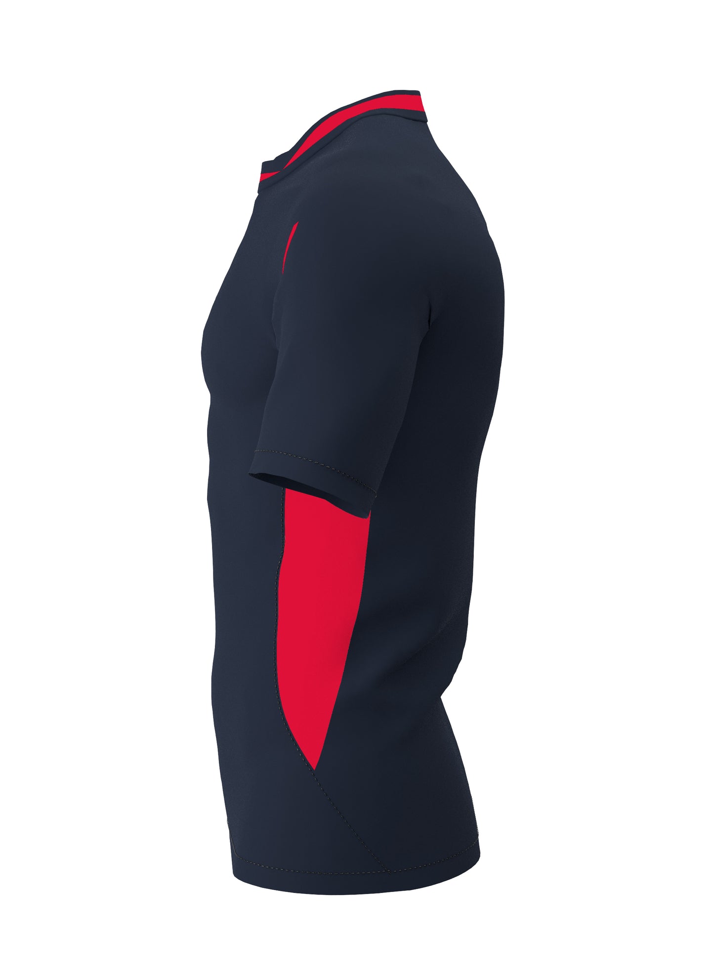 STROUD HOCKEY CLUB SENIOR PRO TRAINING TEE - NAVY/RED