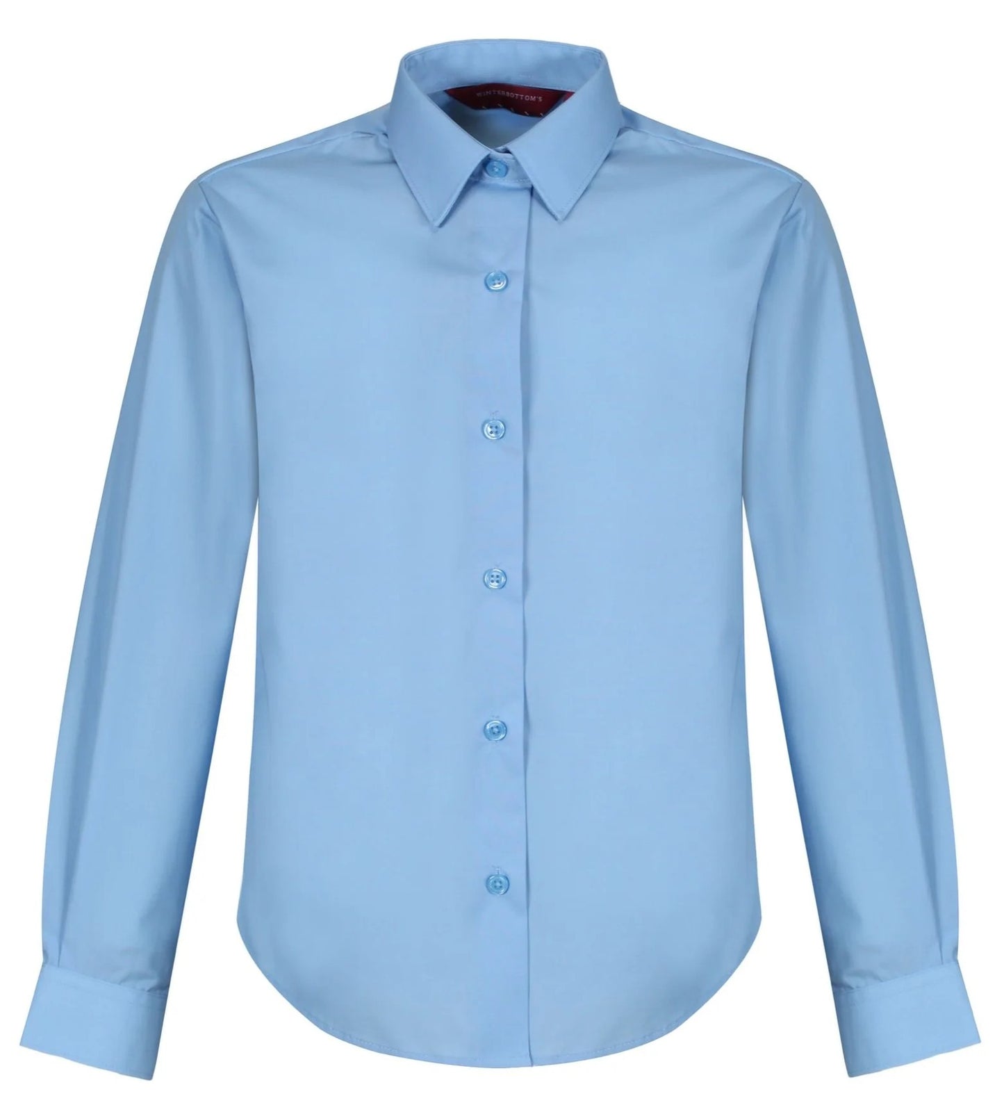 THSL JUNIOR SKY BLUE TWIN PACK BLOUSE L/S