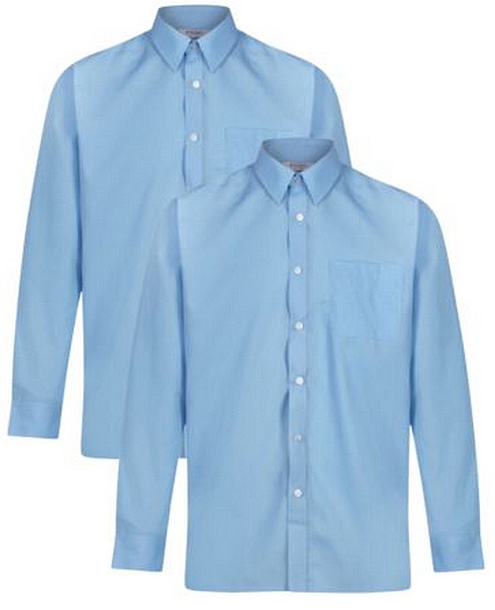 THE HSL TWIN PK SHIRT L/S - 12.5" - 14" COLLAR