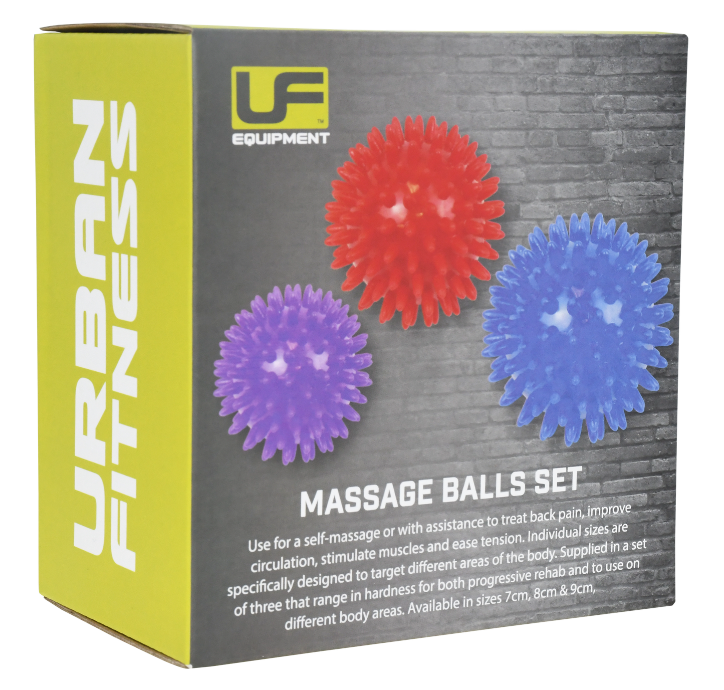 URBAN FITNESS SPIKEY MASSAGE BALLS SET
