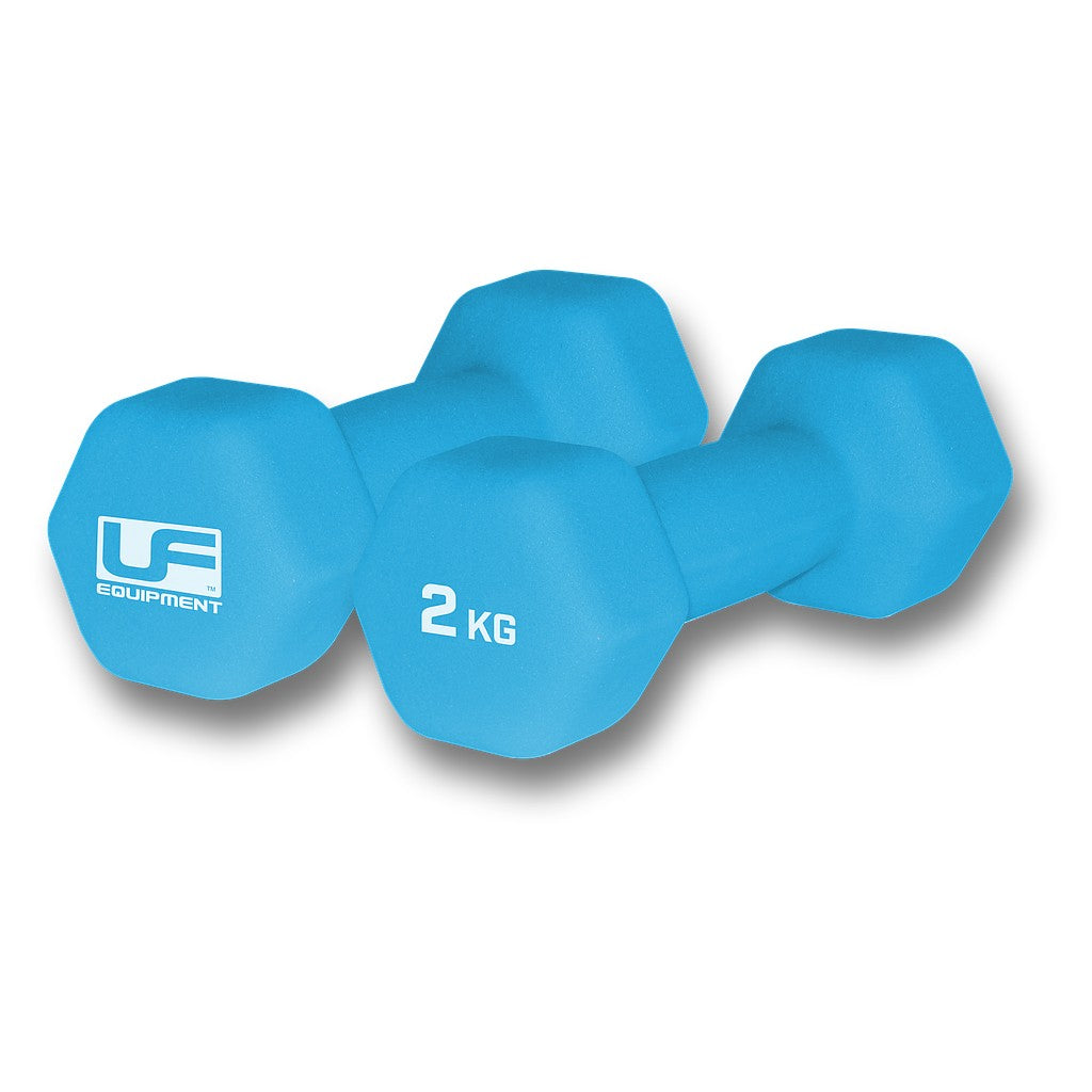 URBAN FITNESS 2KG HEX DUMBBELLS