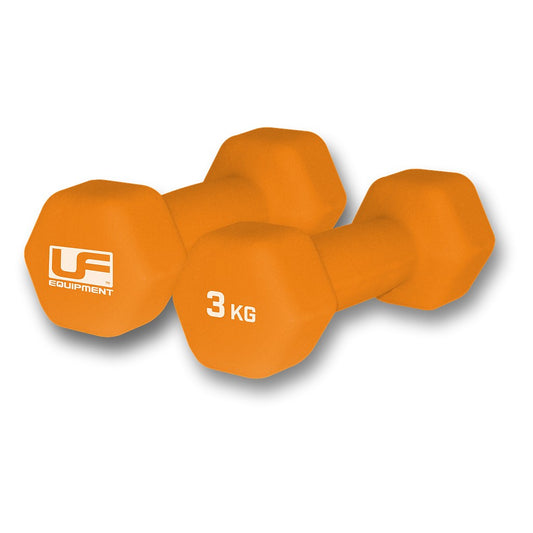 URBAN FITNESS 3KG HEX DUMBBELLS
