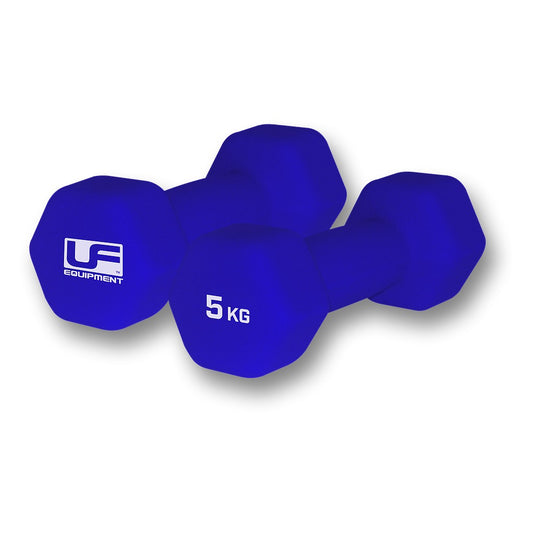 URBAN FITNESS 5KG HEX DUMBBELLS