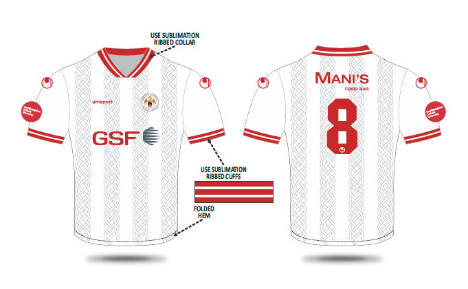 WESSEX ATHLETIC FUTSAL CLUB SUBLIMATED SHIRT OPTION 1 - JNR