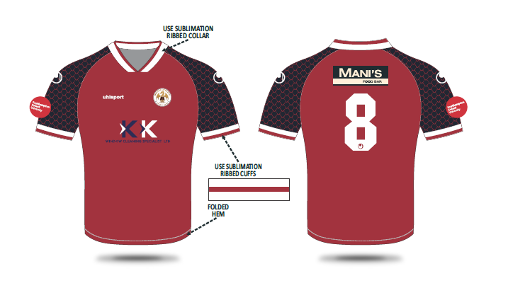 WESSEX ATHLETIC FUTSAL CLUB SUBLIMATED SHIRT OPTION 2 - SNR