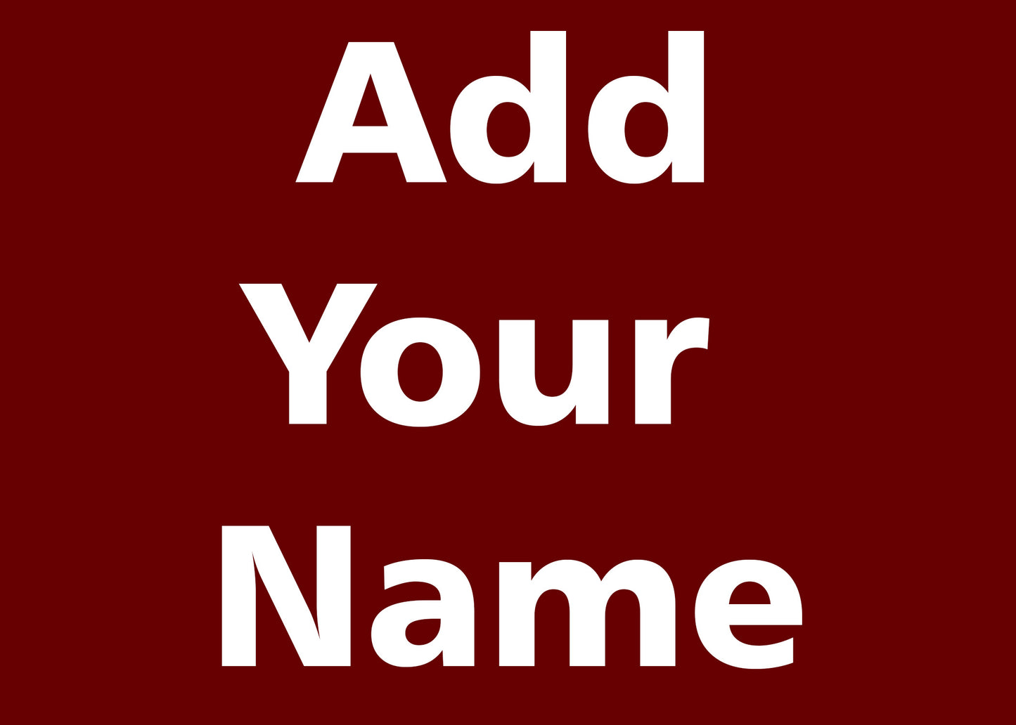 NAME ADD ON - JUNIOR