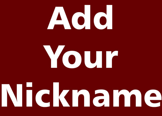 NICKNAME ADD ON - JUNIOR