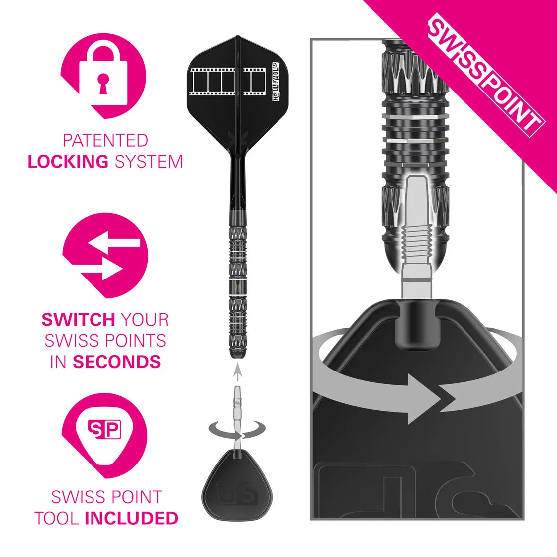 TARGET CHRIS DOBEY 95K SP DARTS