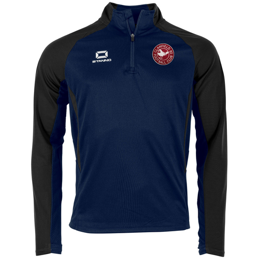 CLANFIELD FC STADIO PLAYERS HALF ZIP SNR