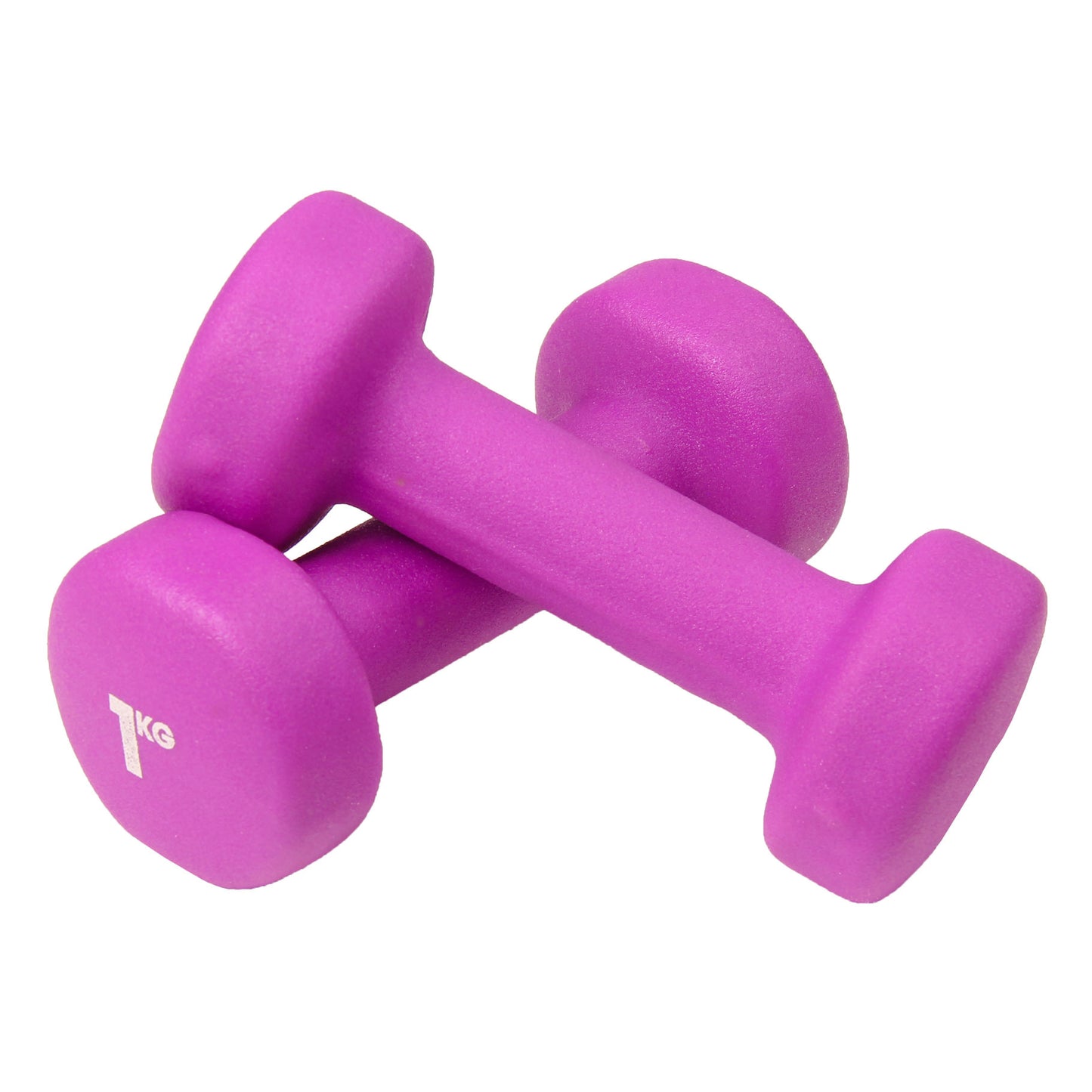 FITNESS MAD 1KG NEOPRENE DUMBBELLS