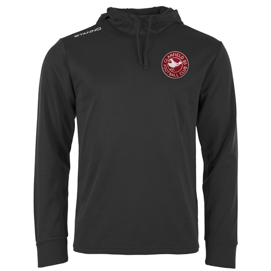 CLANFIELD FC FIELD MANAGERS HOODED TOP JNR