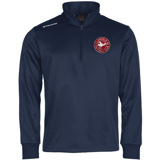 CLANFIELD FC FIELD PLAYERS HALF ZIP JNR