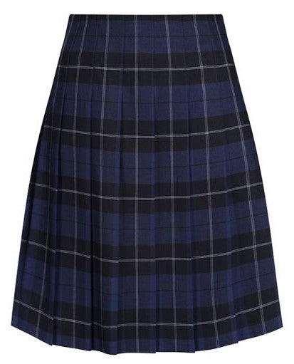 HOPELANDS PLEAT TARTAN SKIRT 16" LENGTH