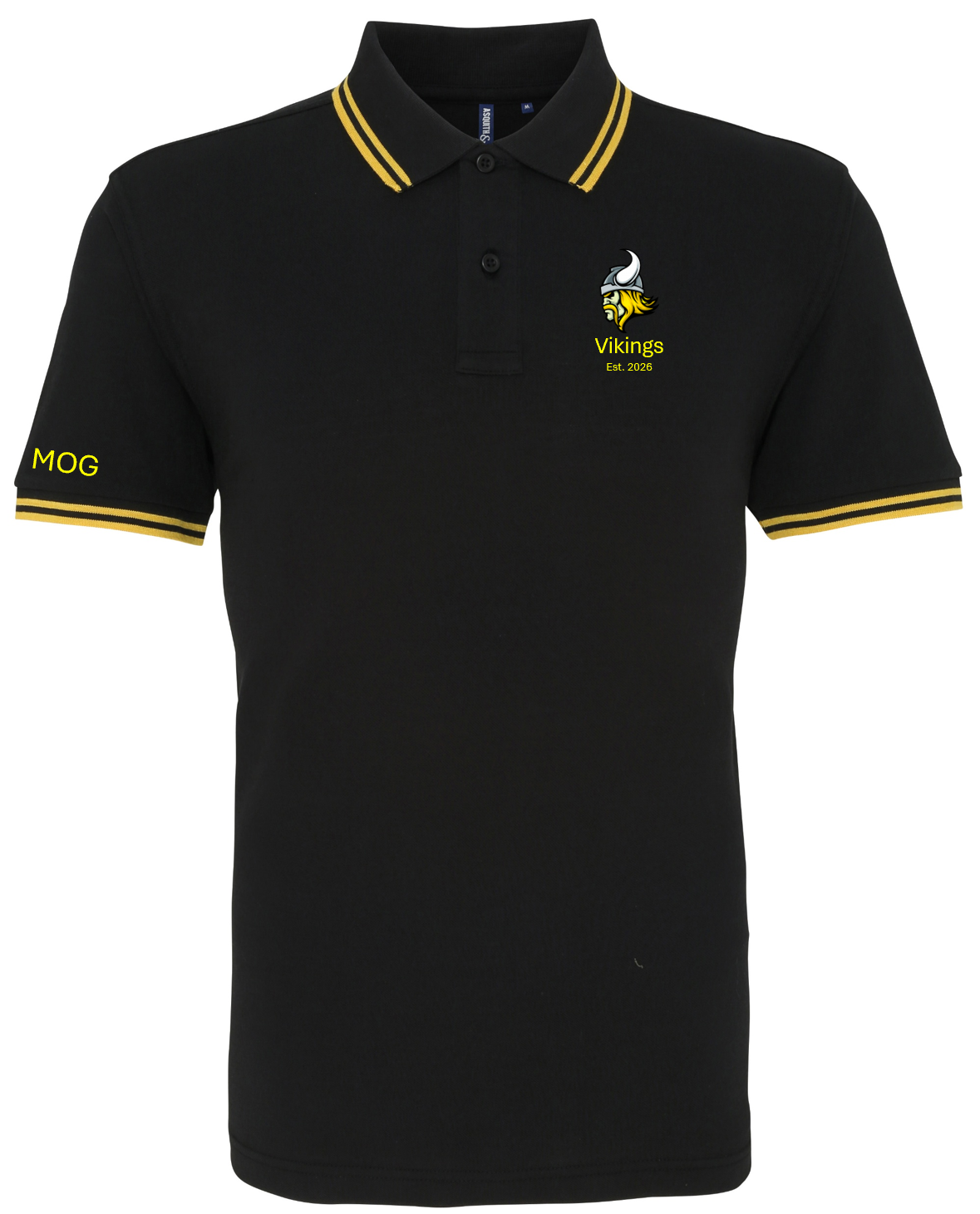VIKINGS SKITTLES CLUB COTTON TIPPED POLO SHIRT SNR
