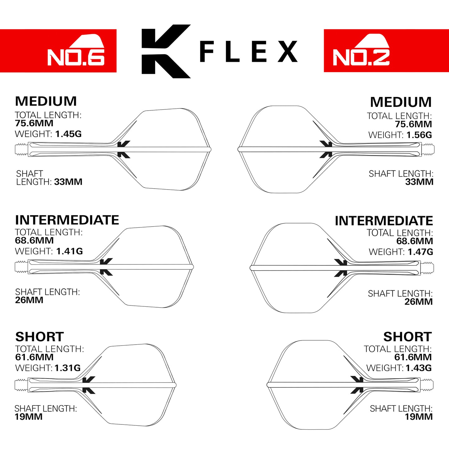 TARGET ROB CROSS K-FLEX FLIGHTS NO2