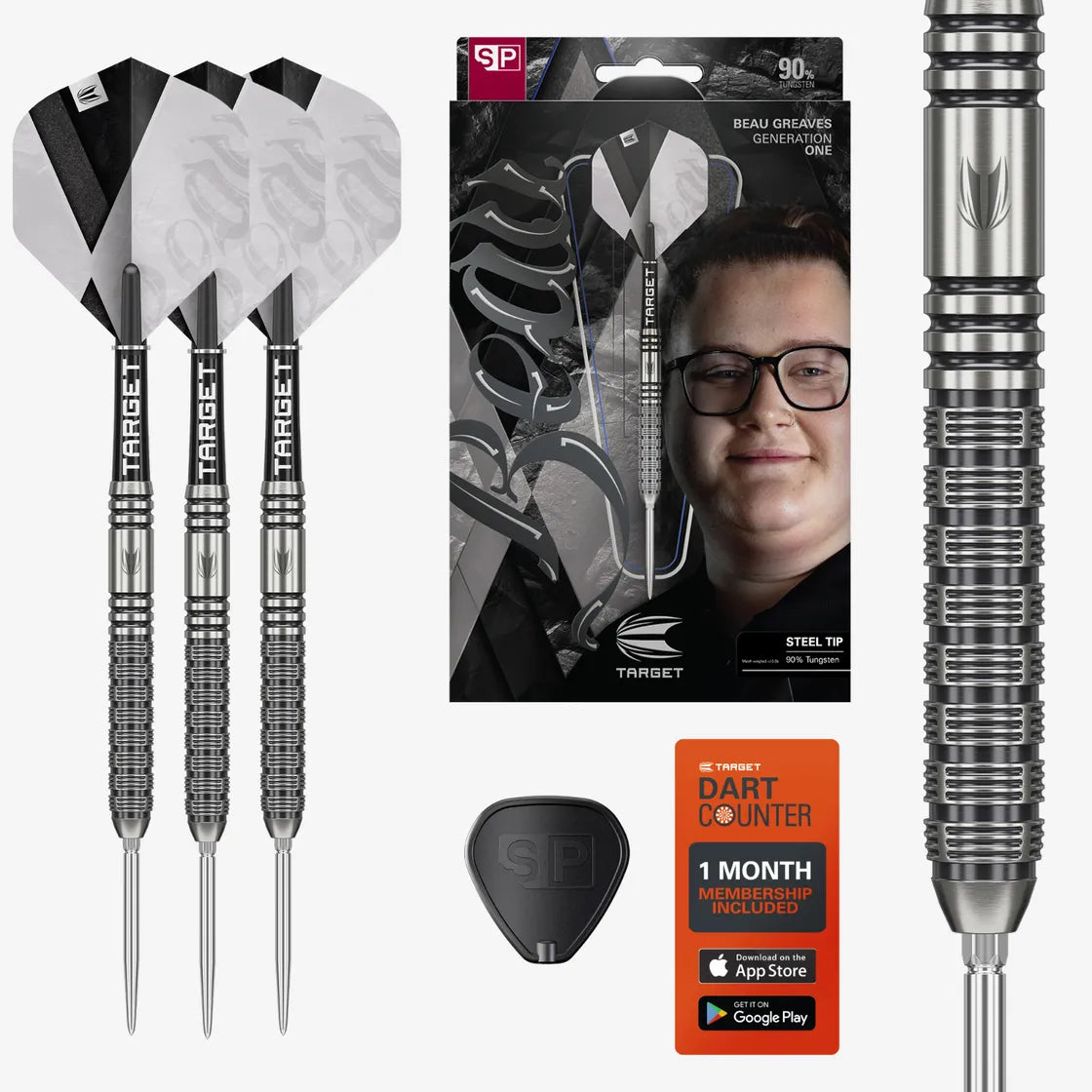 TARGET BEAU GREAVES G1 90% SP DARTS