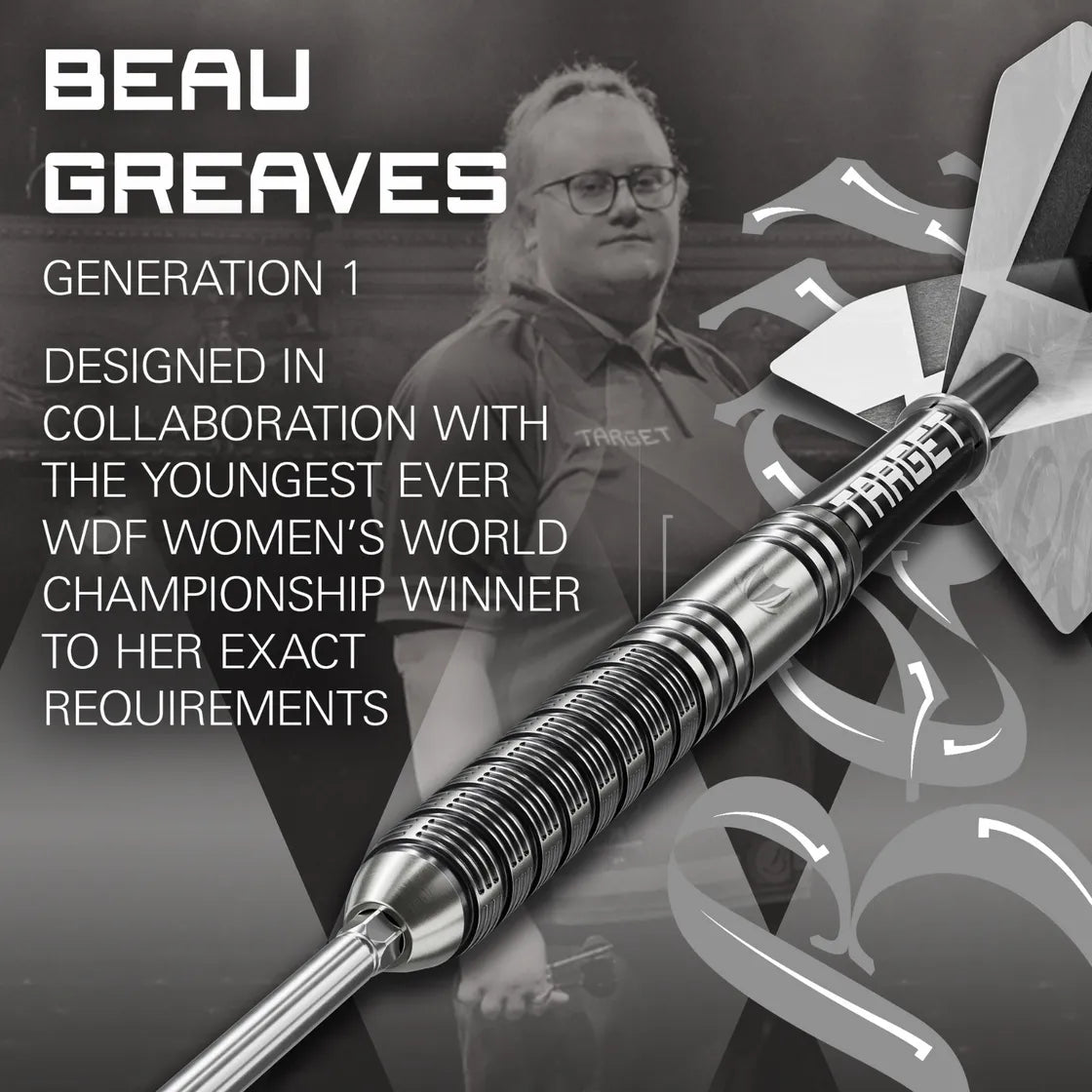 TARGET BEAU GREAVES G1 90% SP DARTS