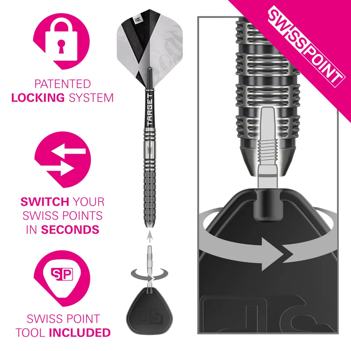 TARGET BEAU GREAVES G1 90% SP DARTS