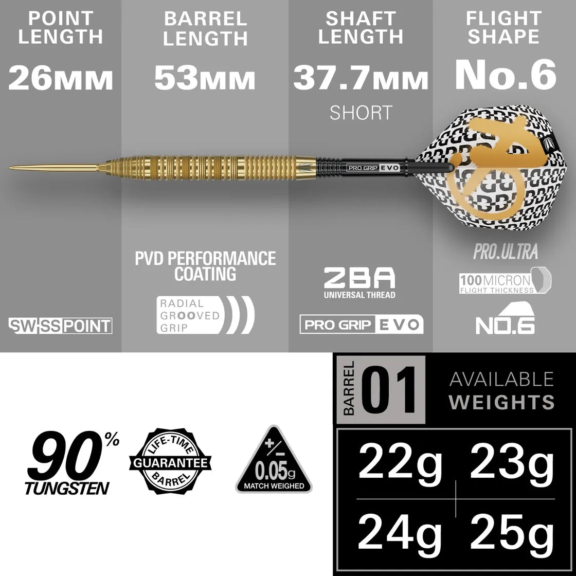 TARGET BOLIDE ENVY 01 90% SP DARTS