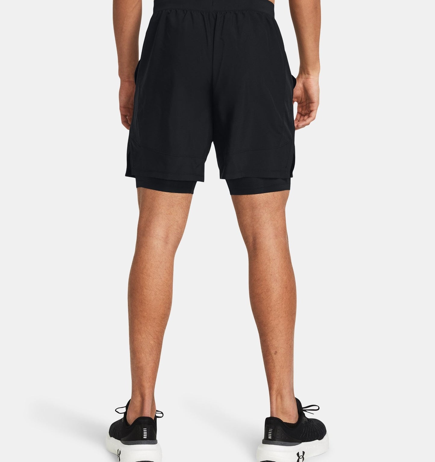 UNDER ARMOUR MENS LAUNCH 2IN1 7" SHORTS