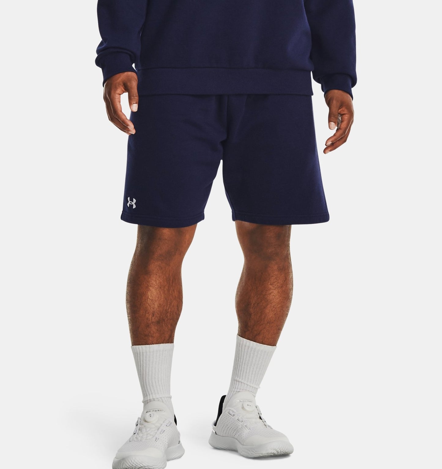 UNDER ARMOUR MENS RIVAL FLEECE SHORTS