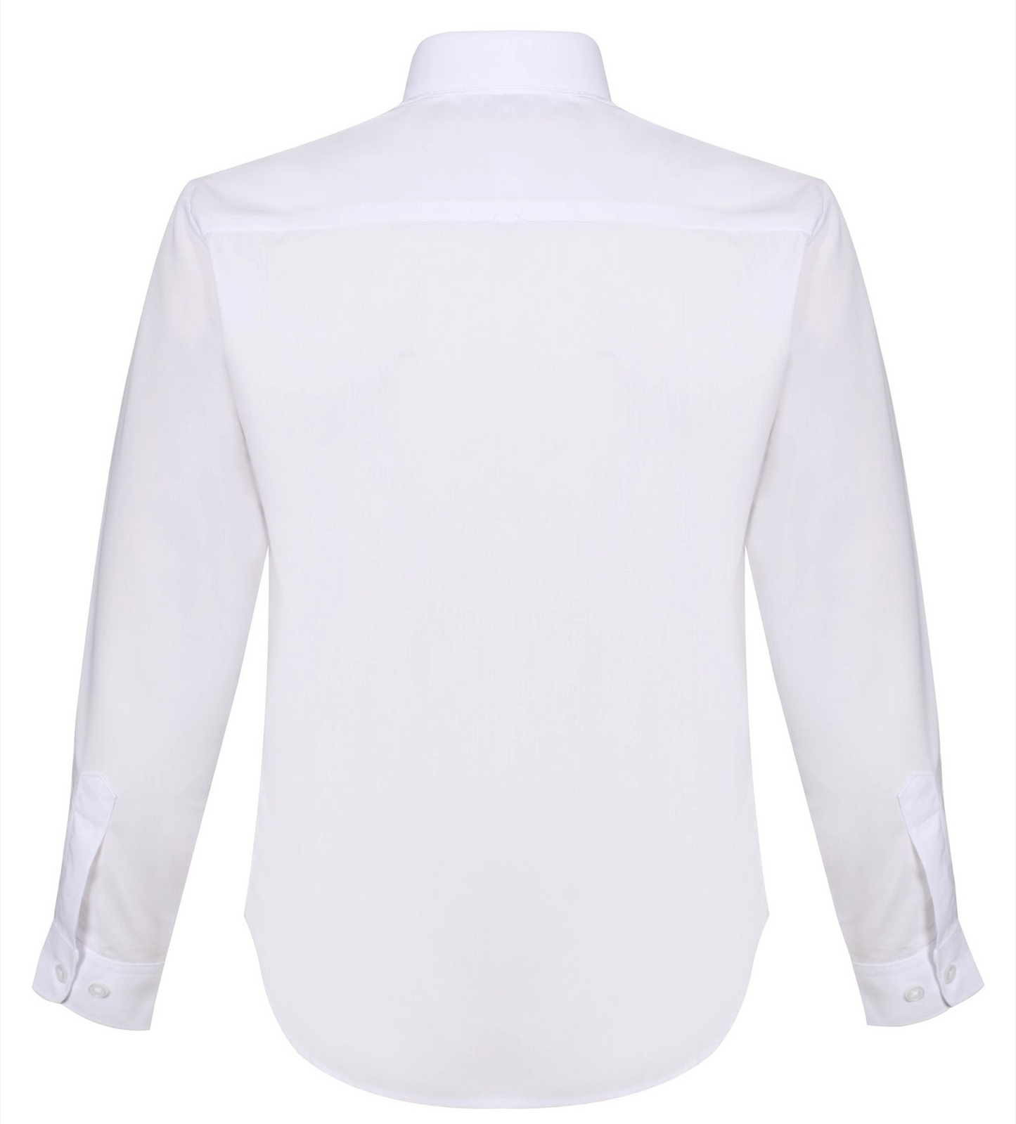 WHITE L/S BLOUSE TWIN PACK - 24" - 36"