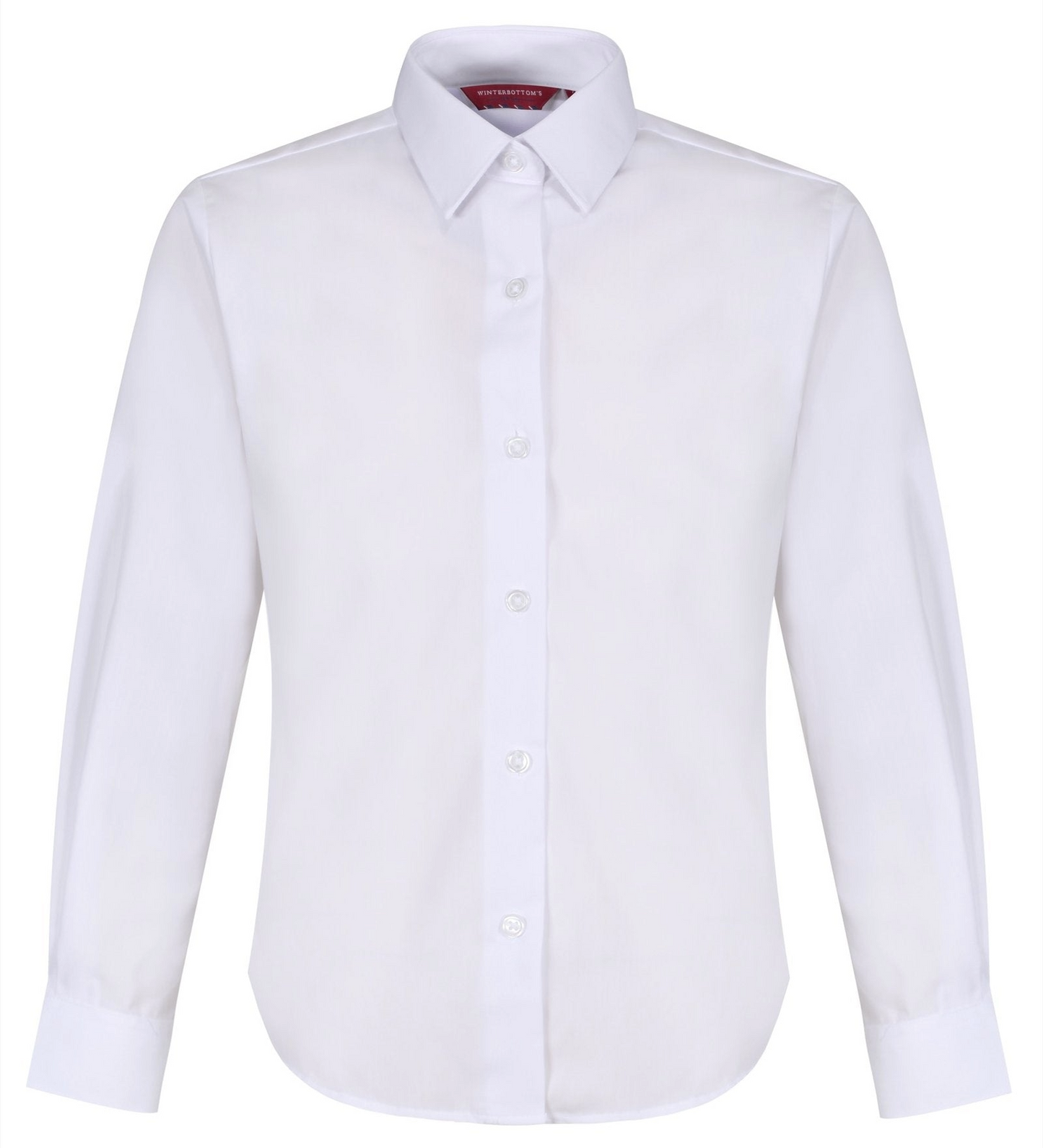WHITE L/S BLOUSE TWIN PACK - 24" - 36"