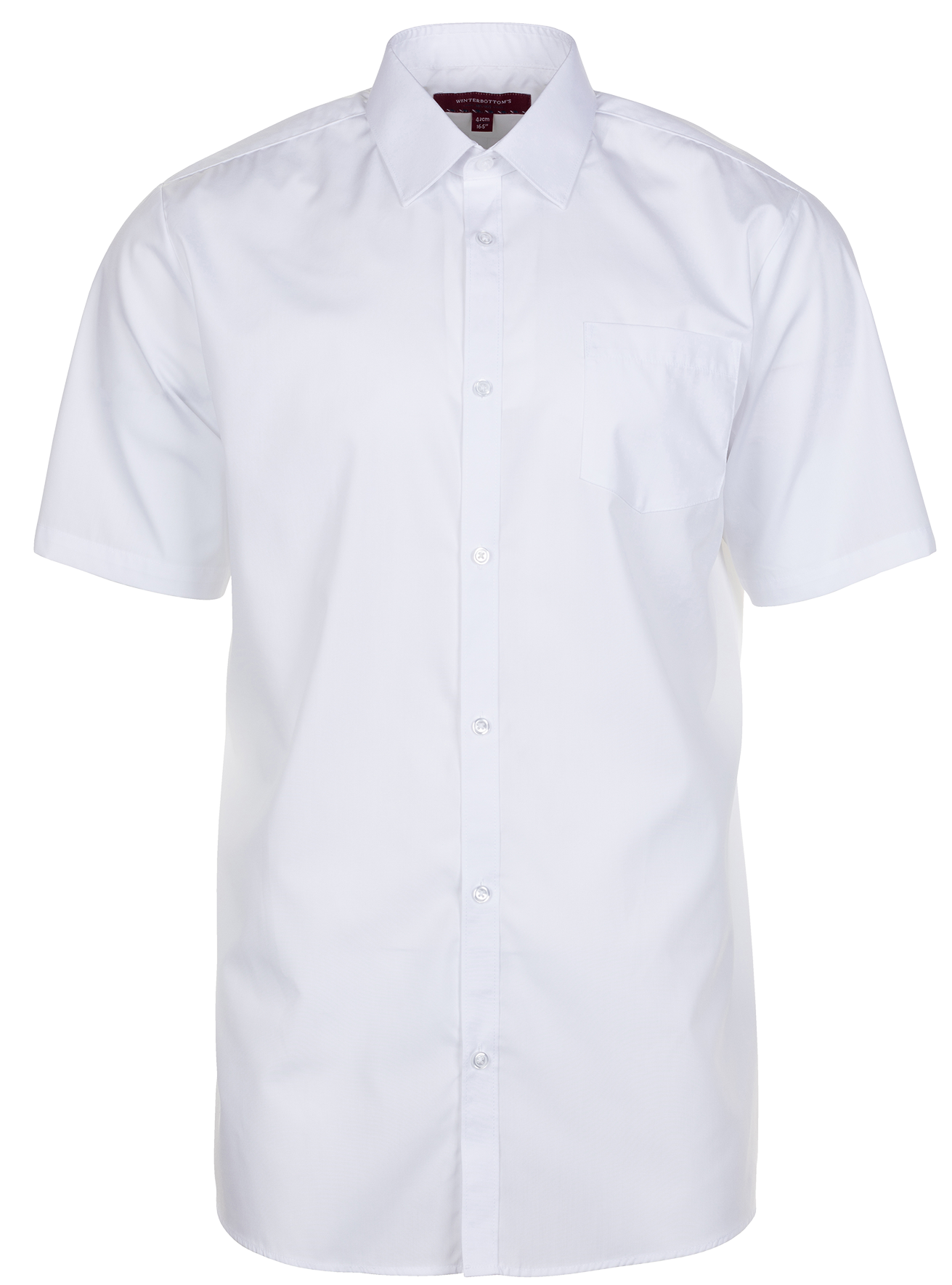 WHITE S/S SHIRTS TWIN PACK - 14.5" - 18"